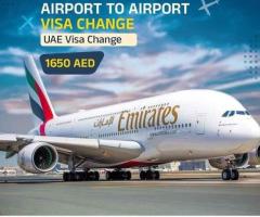 Visa change for AED 1650