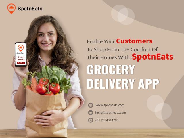 SpotnEats Grocery Delivery App Solutions