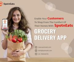SpotnEats Grocery Delivery App Solutions